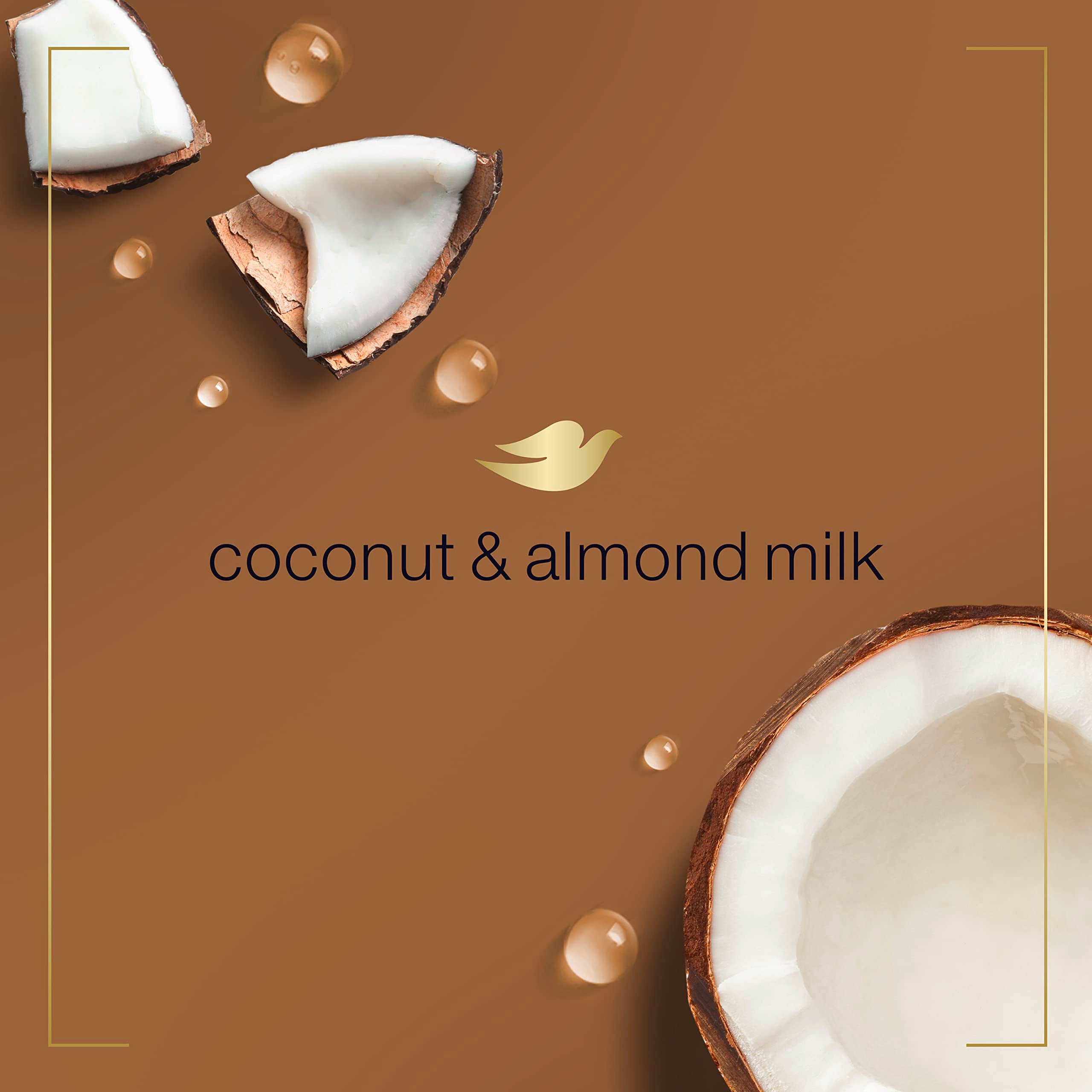 Dove Foaming Hand Wash Coconut & Almond Milk Pack of 4 Protects Skin from Dryness, More Moisturizers than the Leading Ordinary Hand Soap, 10.1 oz